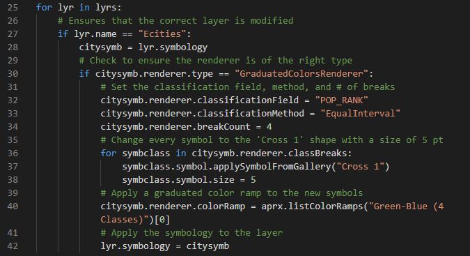 ArcPy script here